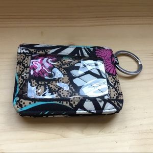 Vera Bradley ID Keychain